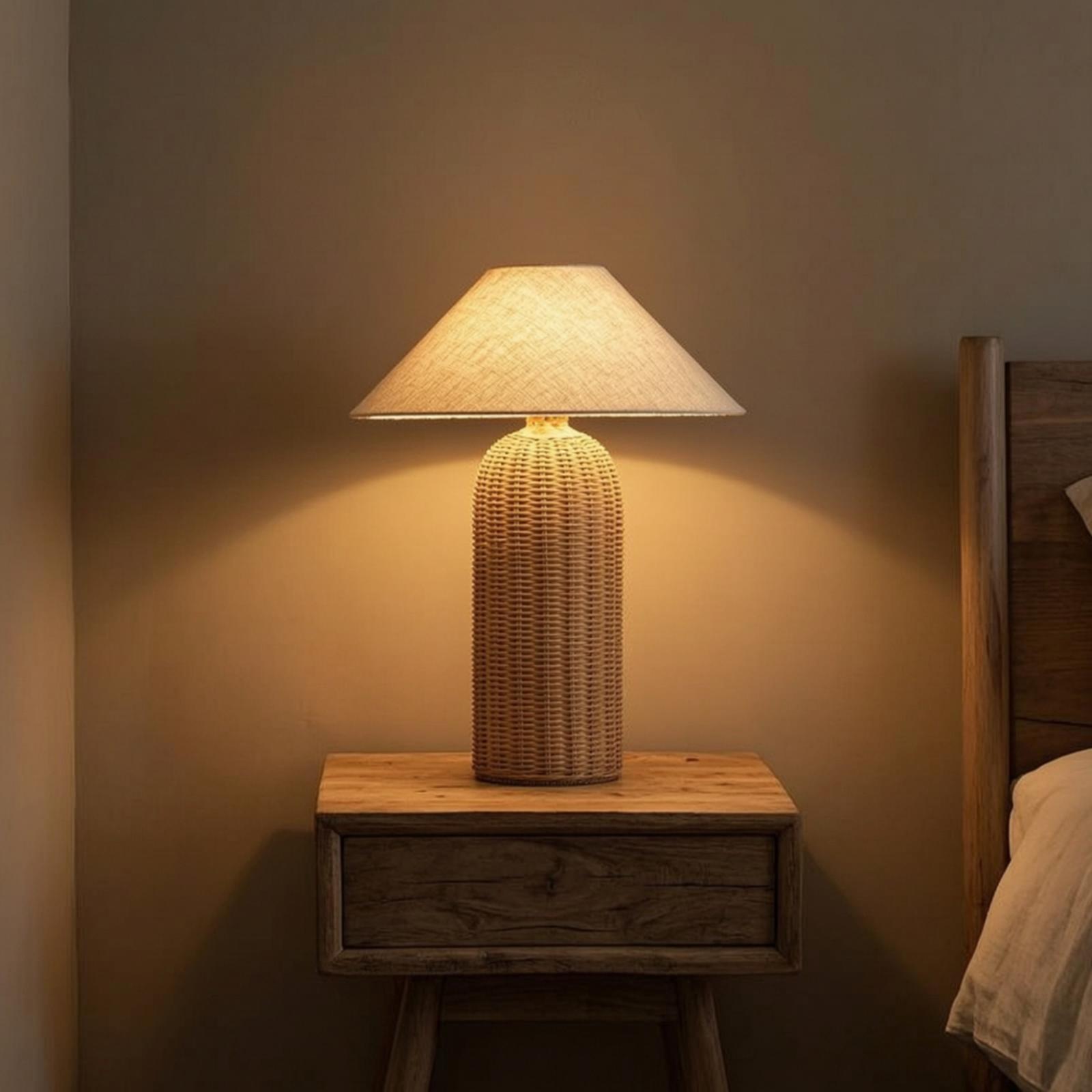 Lighting Decoration Ideas - Lampada da Comodino con Base in