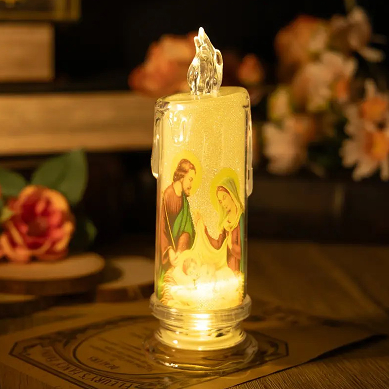 Lighting Decoration Ideas - Gesù Vergine Cristo Lampada a candela