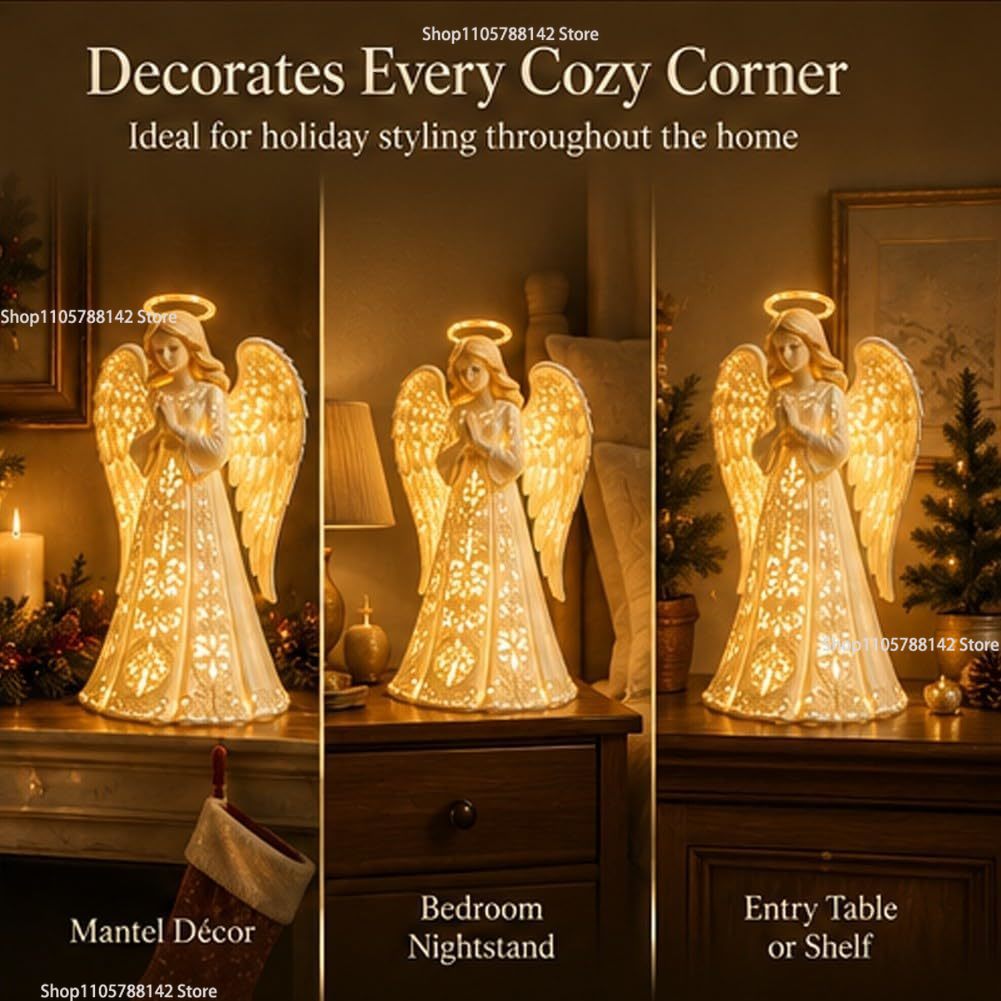 Luce da parete con angelo di N - Lighting Christmas Decor recensione e prezzo