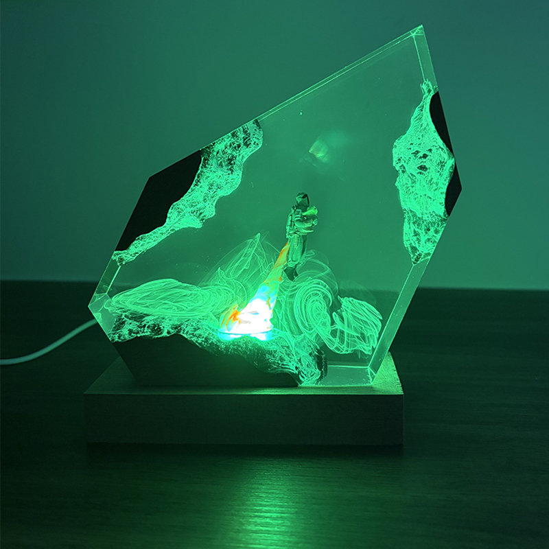 Lampada da Tavolo in Resina a  - Lighting Christmas Decor recensione e prezzo